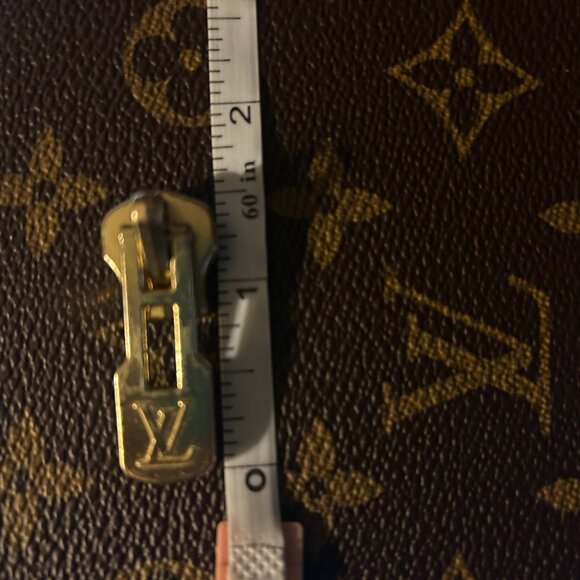 Louis Vuitton Gold Zipper Pull & Slide Replacement - Picture 2 of 11